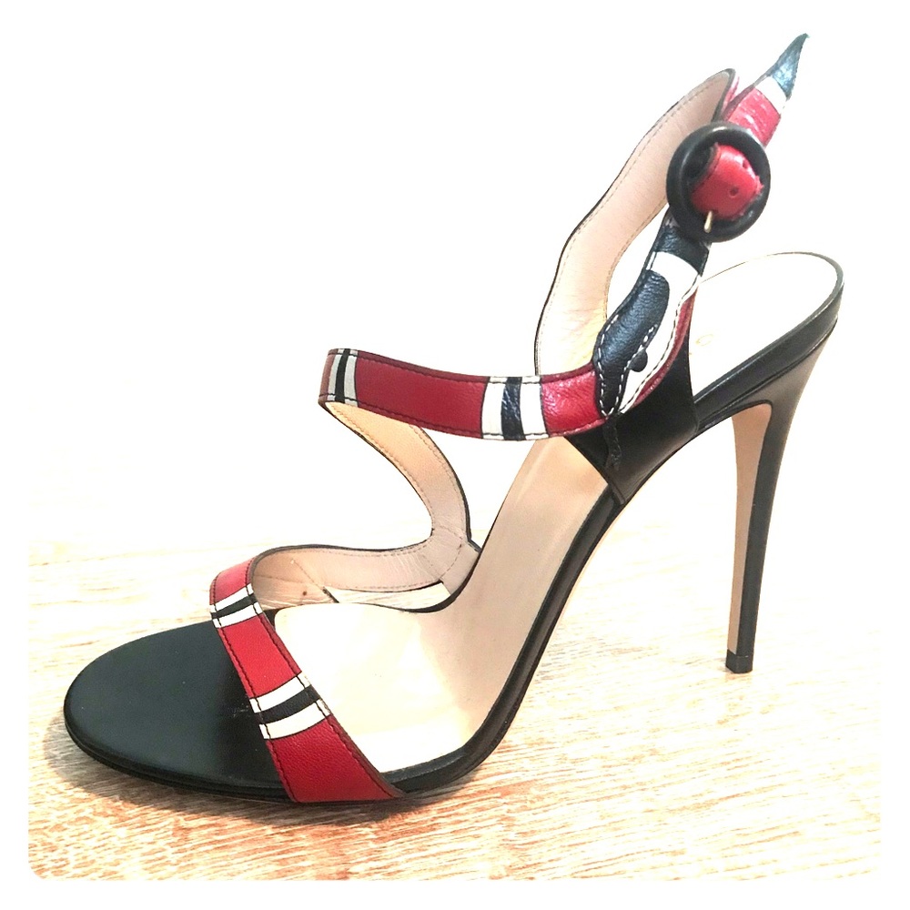 Gucci Snake Heels